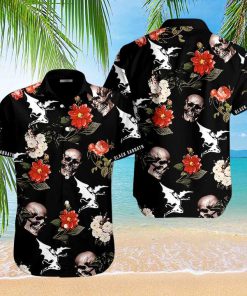tropical black sabbath pattern hawaiian shirt 1