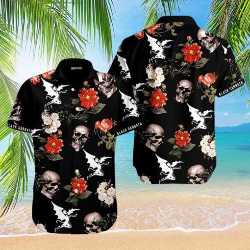 tropical black sabbath pattern hawaiian shirt 1