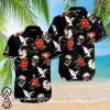 tropical black sabbath pattern hawaiian shirt