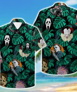 tropical horror movies killer hawaiian shirt 2