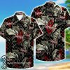 tropical slipknot pattern hawaiian shirt