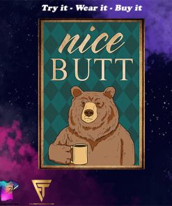 vintage bear nice butt poster