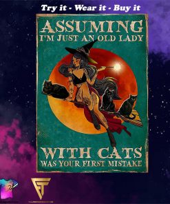 witch assuming i'm just an old lady with cats was your first mistake poster