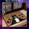 all guests must be approved by our australian shepherd doormat