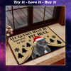 all guests must be approved by our pit bull christmas doormat