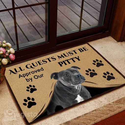 all guests must be approved by our pitty doormat 1 - Copy (2)