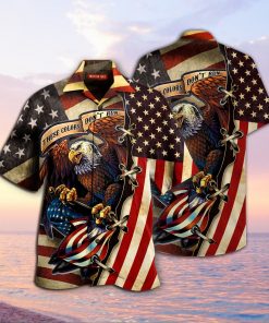 american eagle fly flag full printing hawaiian shirt 1