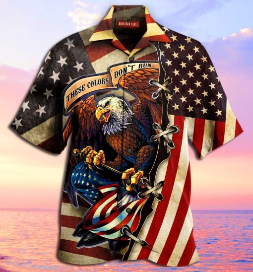 american eagle fly flag full printing hawaiian shirt 2