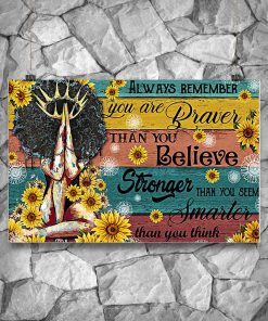 black queen always remember you are braver than you believe poster 2