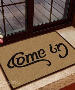 come in go away doormat 1