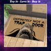 definitely not a trap door shark cat doormat