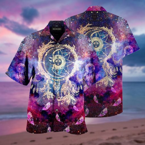 dreamcatcher galaxy full printing hawaiian shirt 1