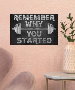 fitness remember why you started poster 2
