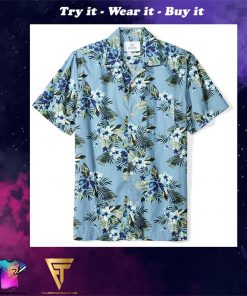 floral full printing tropical hawaiian shirt