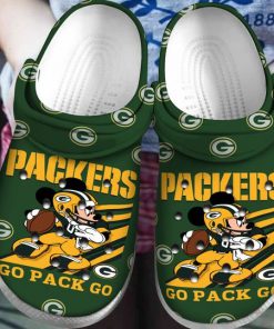 green bay packers and mickey mouse crocs 1