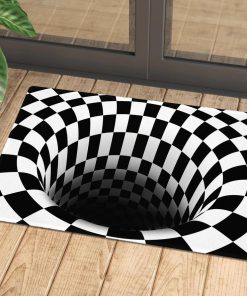 halloween illusion doormat 1