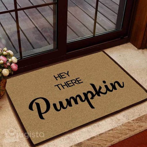 hey there pumpkin doormat 1
