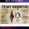 horse to my daughter love mom poster