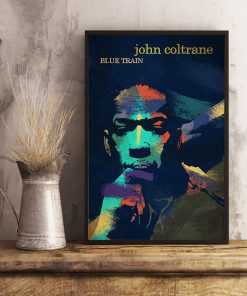john coltrane blue train watercolor retro poster 3