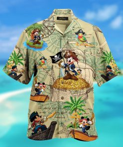 mickey mouse pirate full printing hawaiian shirt 3