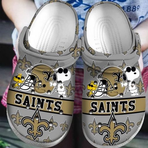 national football league new orleans saints and snoopy crocs 1 - Copy (2)