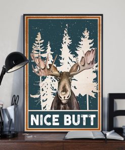 nice butt deer winter poster 4