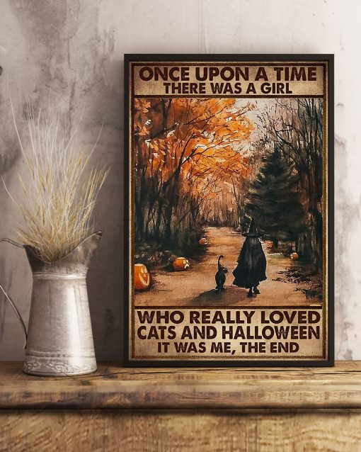 once upon a time there was a girl who really loved cats and halloween poster 4