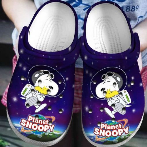 planet snoopy and woodstock in space crocs 1 - Copy (2)