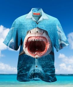 show your teeth shark full printing hawaiian shirt 2