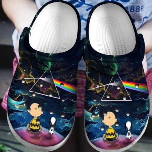 snoopy and charlie brown the dark side of the moon crocs 1 - Copy