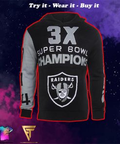 the las vegas raiders super bowl champions full over print shirt