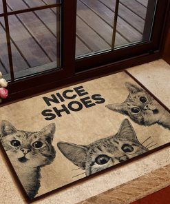 vintage cat nice shoes doormat 1 - Copy (2)