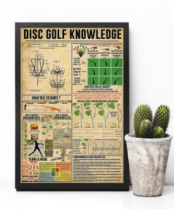 vintage disc golf knowledge poster 3
