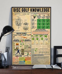 vintage disc golf knowledge poster 4