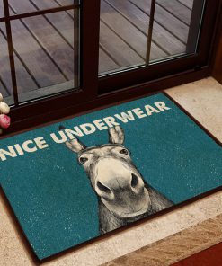 vintage donkey nice underwear doormat 1