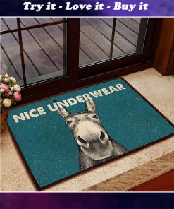 vintage donkey nice underwear doormat