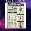 vintage marijuana knowledge poster