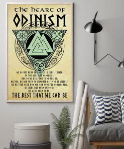 vintage viking the heart of odinism the best that we can be poster 2