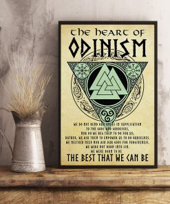 vintage viking the heart of odinism the best that we can be poster 3