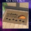 vintage welcome hope you brought tacos and dog treats doormat