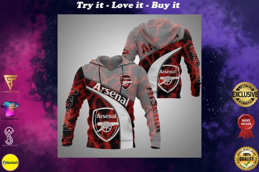 arsenal football club full printing shirt