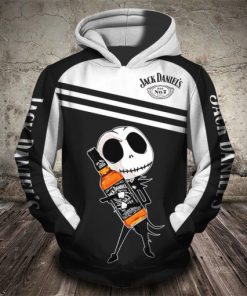 baby jack skellington love jack daniels full printing hoodie