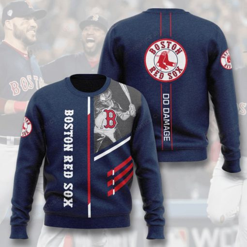 boston red sox do damage full printing ugly sweater 3