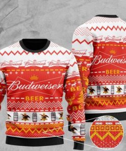 budweiser beer all over printed christmas ugly sweater 2 - Copy (2)