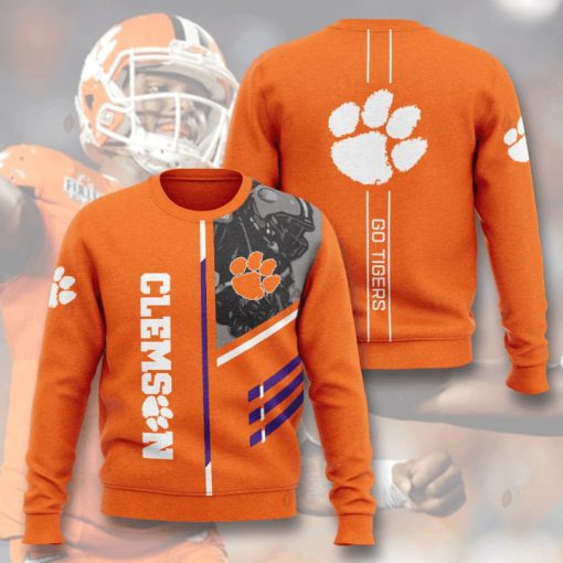 clemson tigers football go tigers full printing ugly sweater 2
