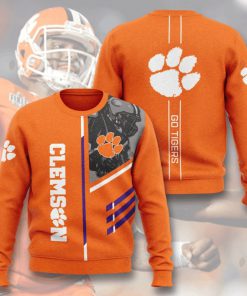 clemson tigers football go tigers full printing ugly sweater 4