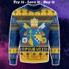 coat of arms of pius vii all over printed ugly christmas sweater
