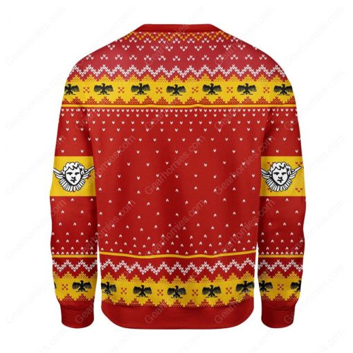 coat of arms of pope pius xi all over printed ugly christmas sweater 4