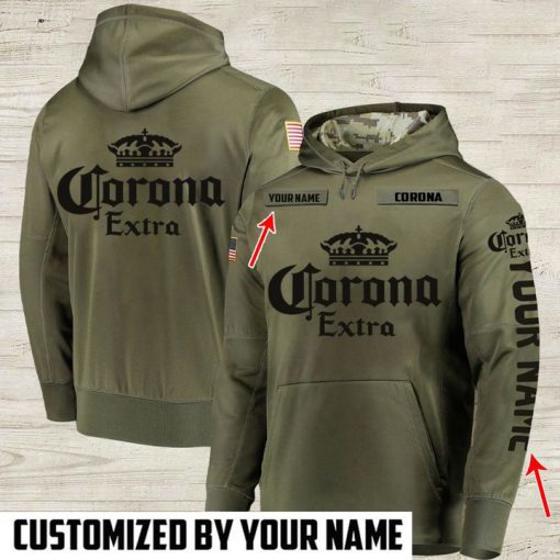 custom name corona extra beer full printing shirt 2
