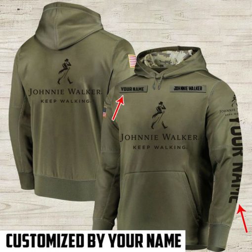 custom name johnnie walker keep walking full printing hoodie 1